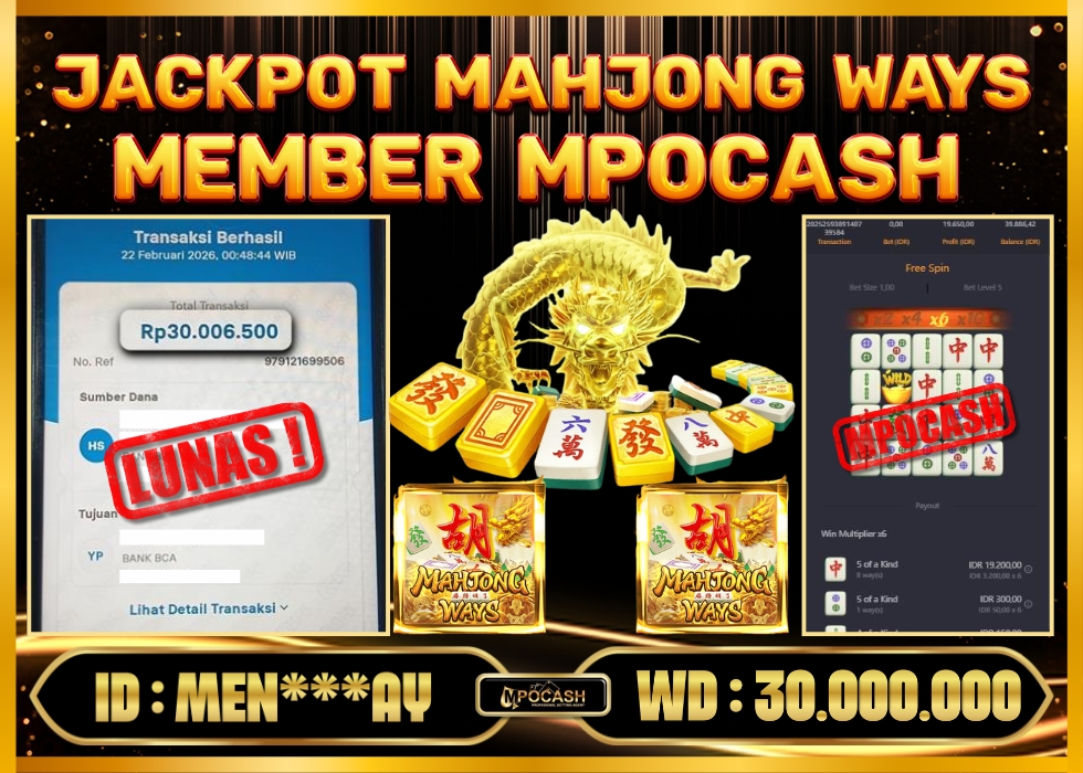 MPOCASH JACKPOT MAHJONG WAYS
